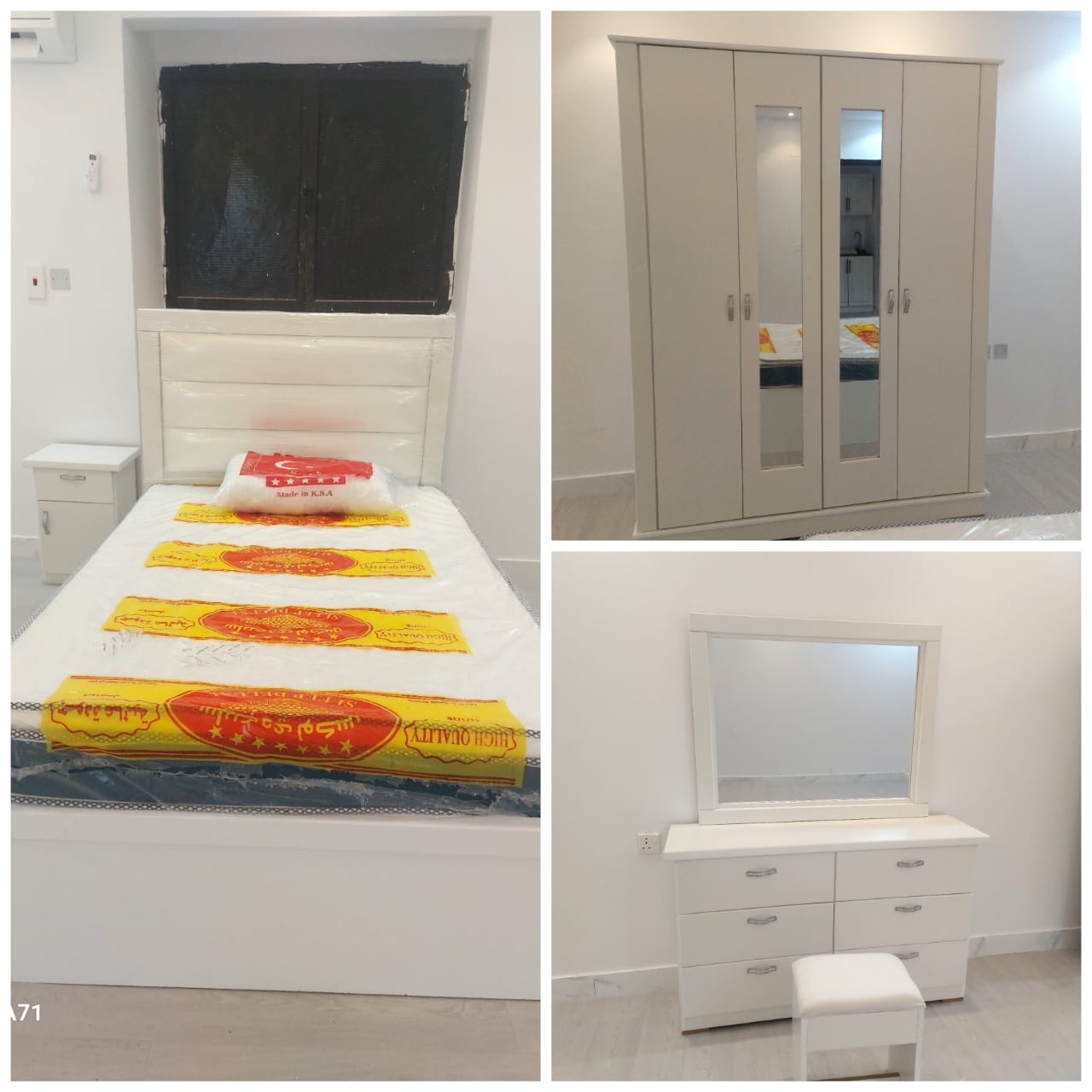 غرفة نوم جديد جاهزه موديرن