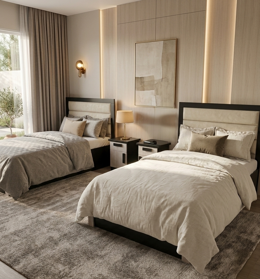 غرف نوم مودرن نموذج 9